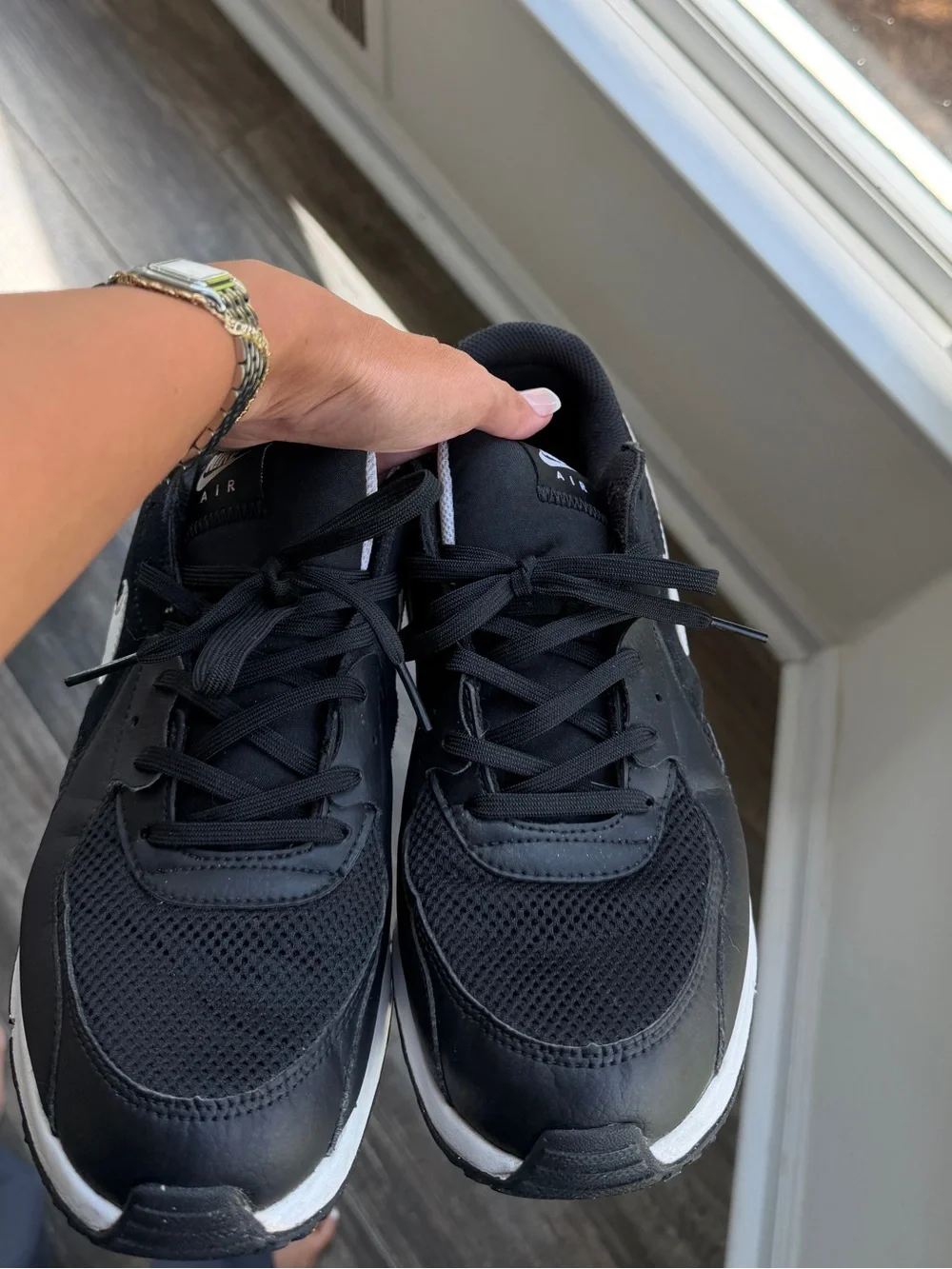 Nike Air Max Excee Shoes (BLACK/WHITE-DARK GREY) 10.5